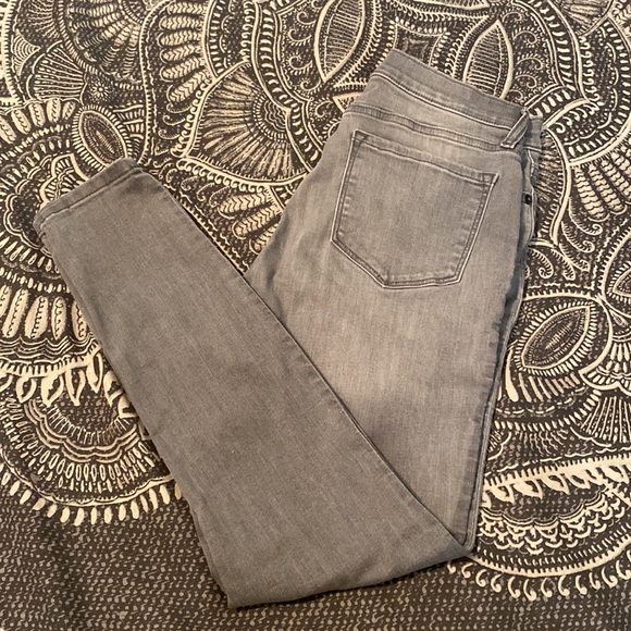 Banana Republic Gray skinny jeans, inseam, 26 inches - Picture 1 of 3